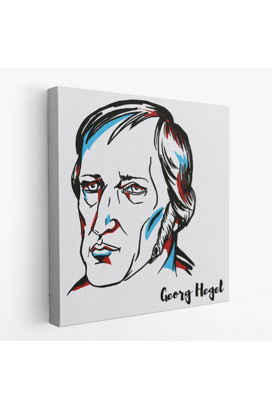 Georg Wilhelm Friedrich Hegel Dekoratif Kanvas Tablo-5819
