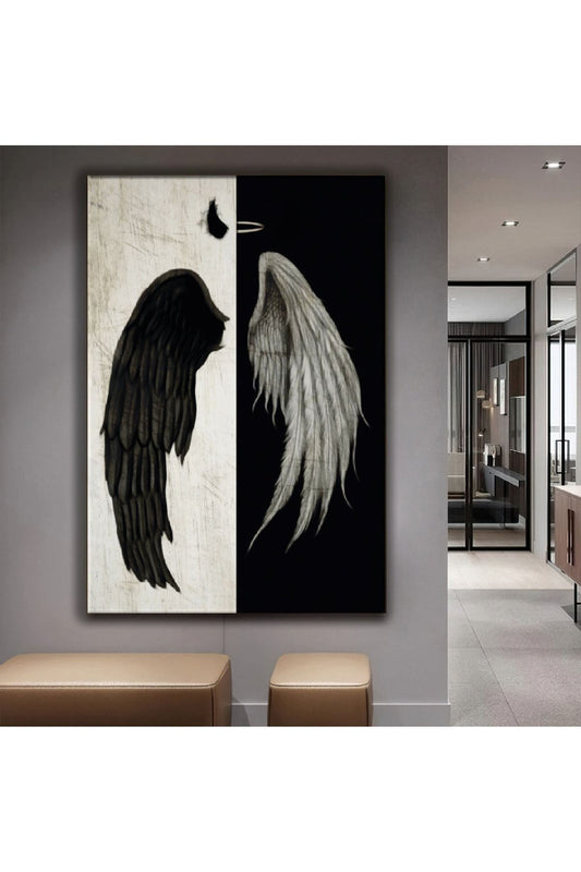Melek Kanatları Kanvas Tablo