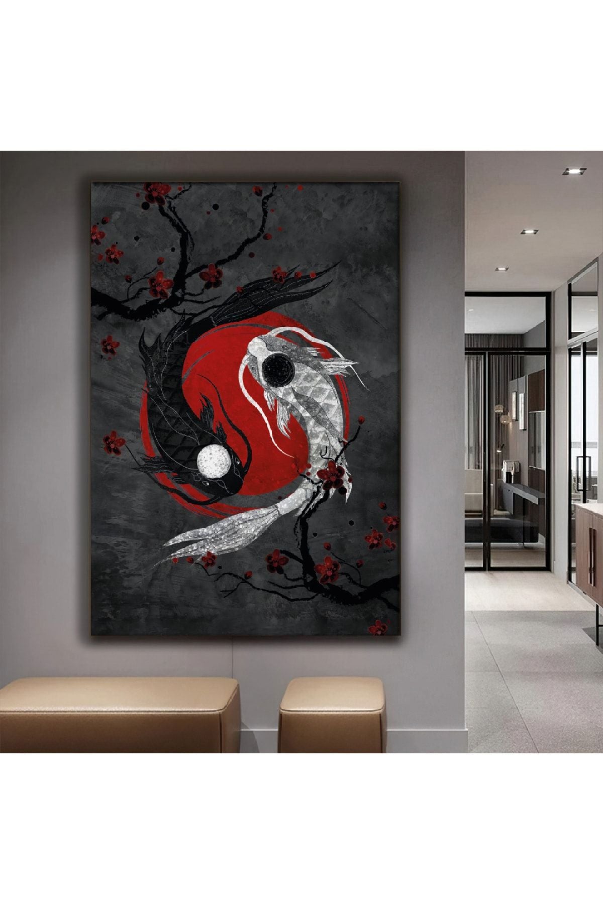 Yin Yang Kanvas Tablo