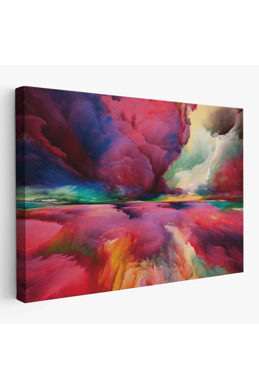 Hayal Gücü Bulutları Dekoratif Kanvas Duvar Tablosu-3721