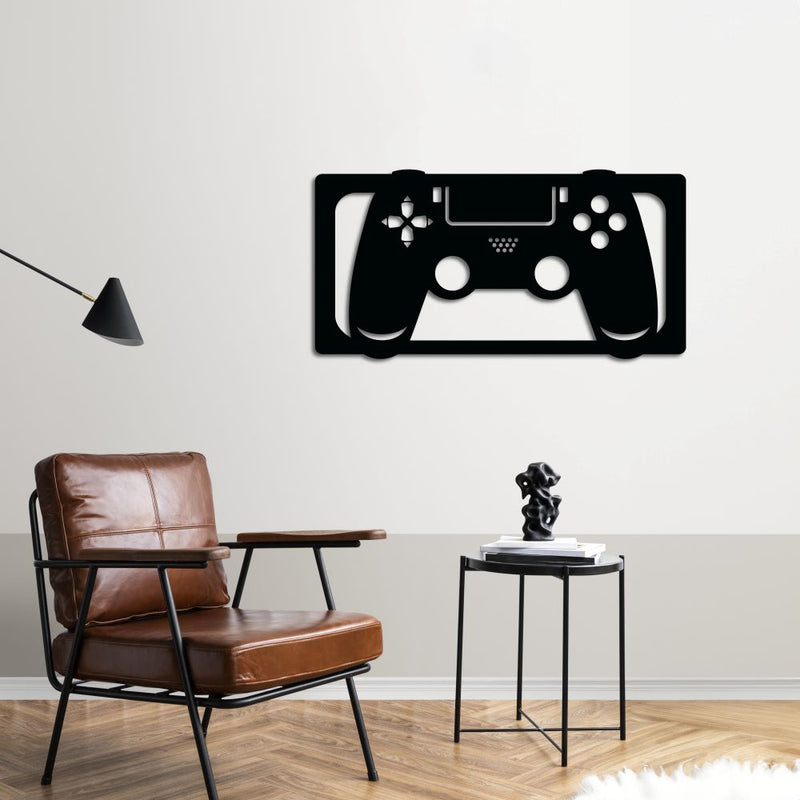 Game Controller Metal Duvar Dekoru