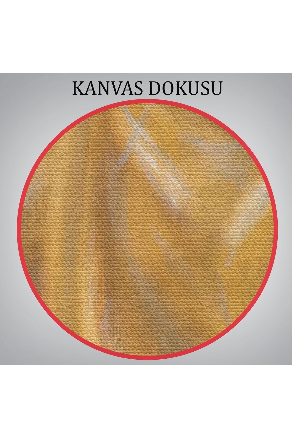 Kadın Yağlıboya Görünümlü Kanvas Tablo-5119