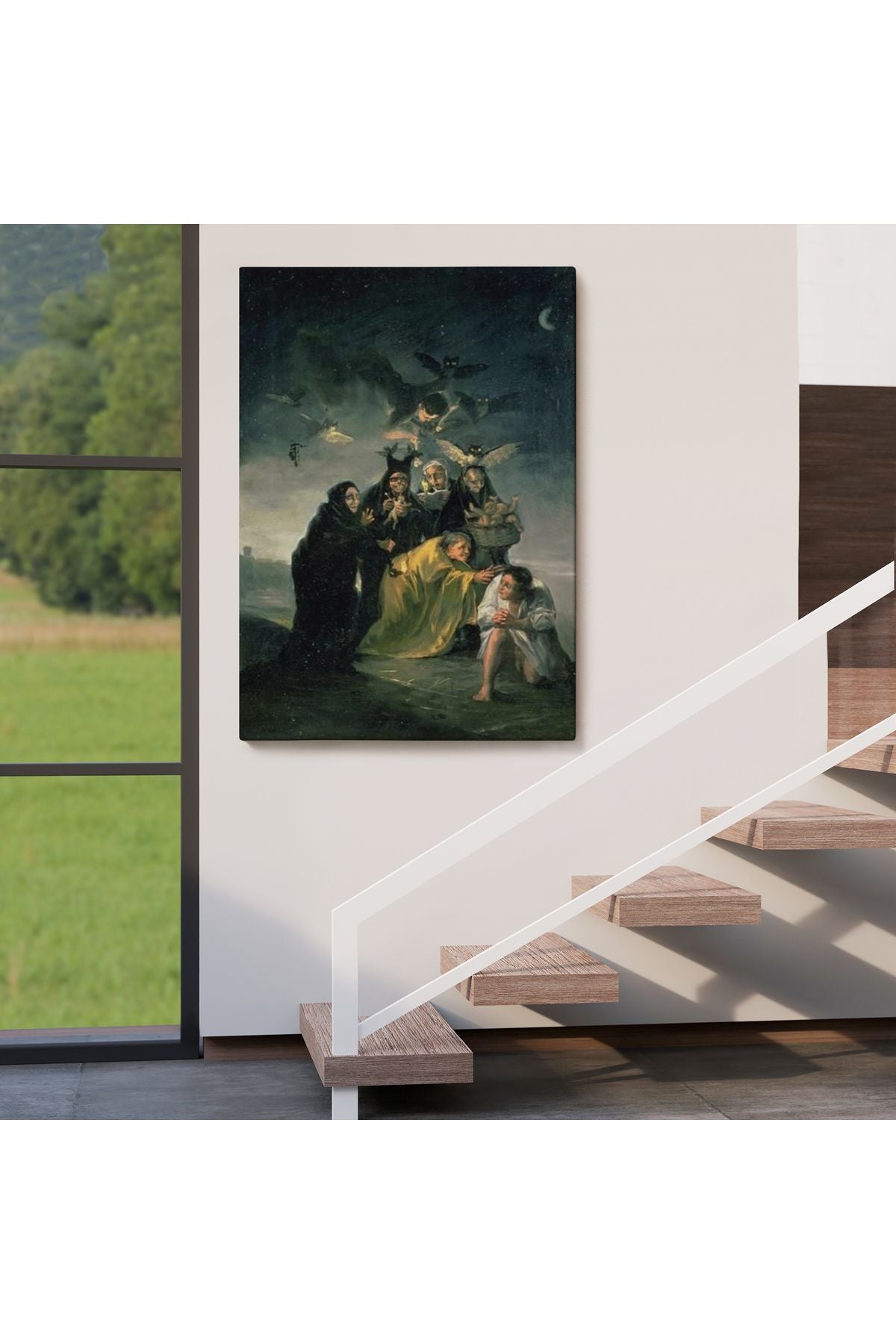 Madrid İspanya Lázaro Galdiano Müzesindeki Francisco Goya?'nın Büyü Tablosu-6252