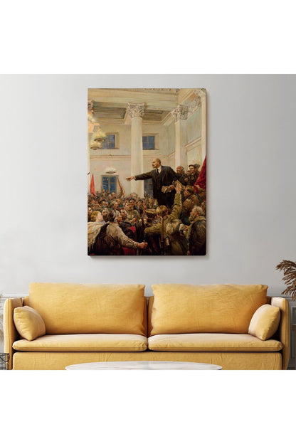 Lenin Petersburg'da Sovyetlerin İktidarını İlan Ediyor Tablo-6169