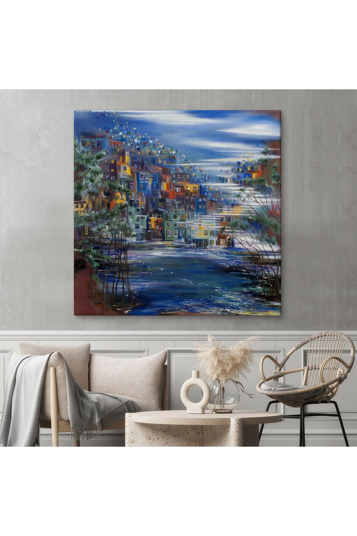 Gün Doğumu Öncesi Kanvas Tablo-5900