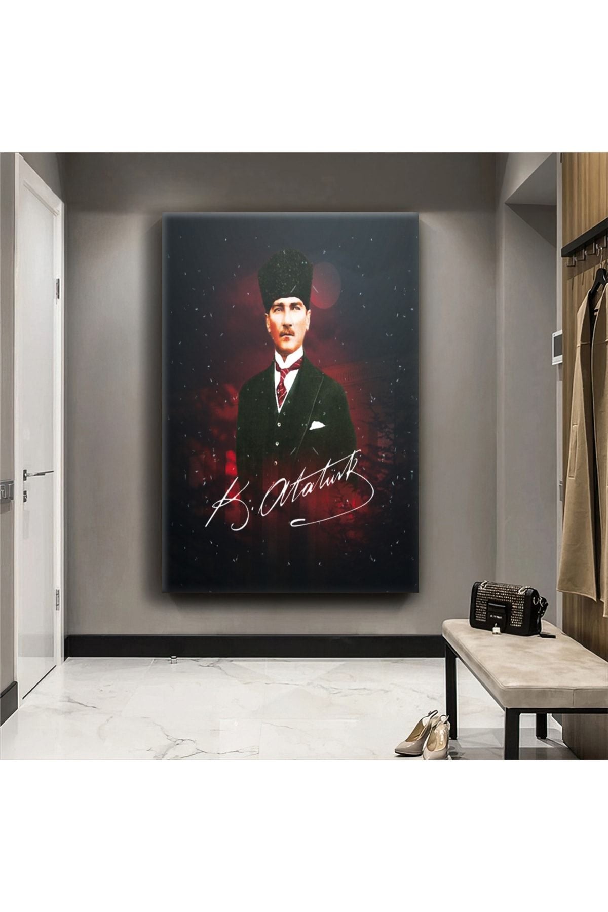 Atatürk Kanvas Tablo