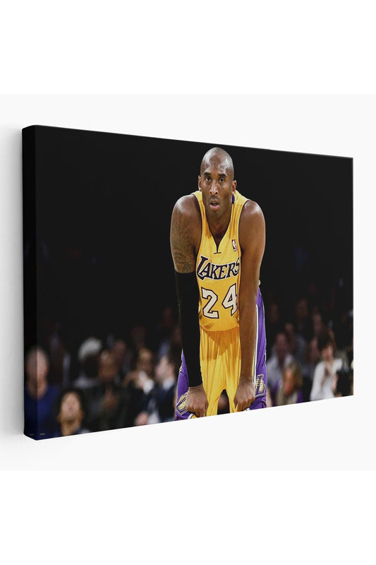 YB Kobe Bryant Los Angeles Lakers Kanvas Tablo / Black Mamba-5149