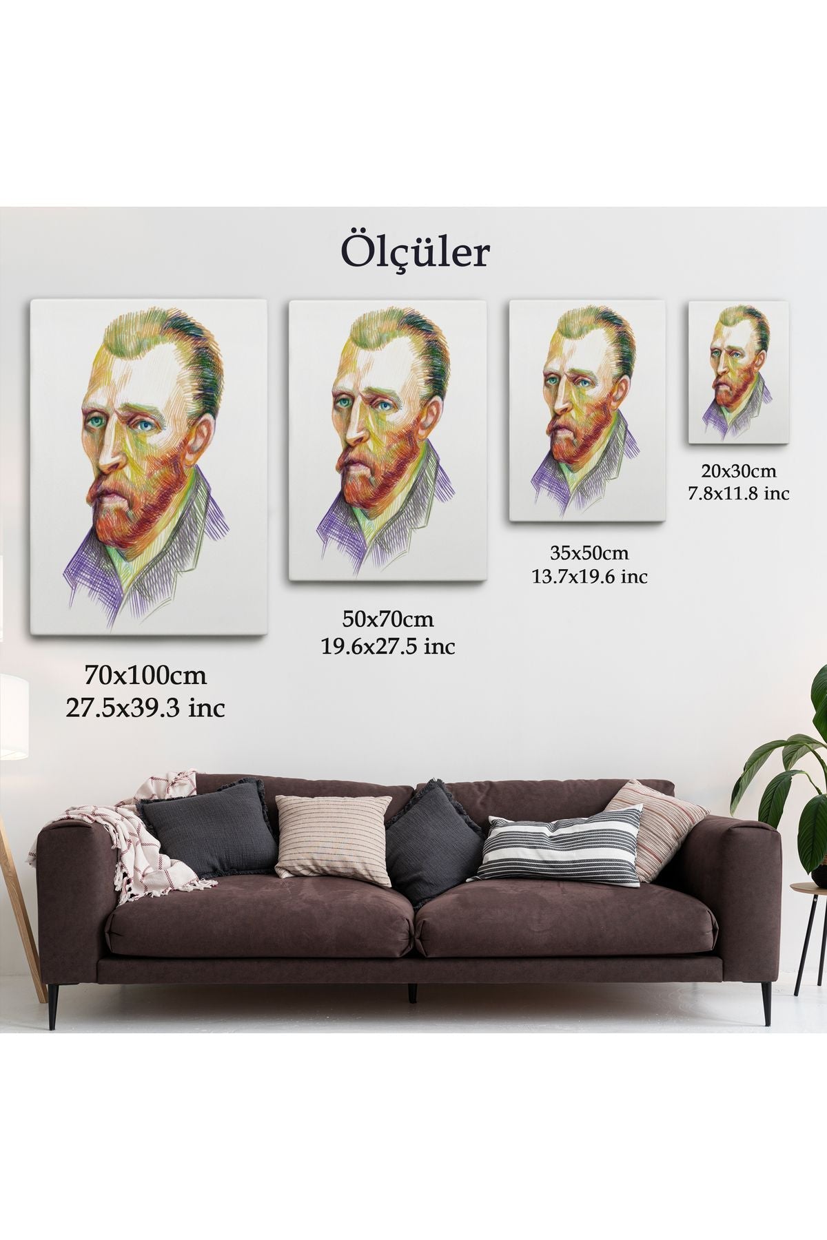 Vincent Van Gogh Dekoratif Kanvas Tablo-5967