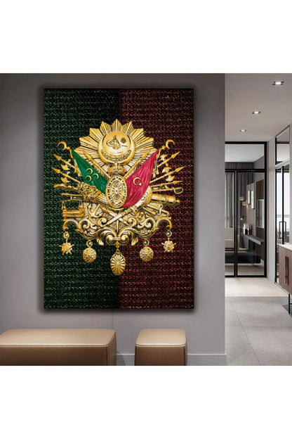 Osmanlı Tuğrası Kanvas Tablo