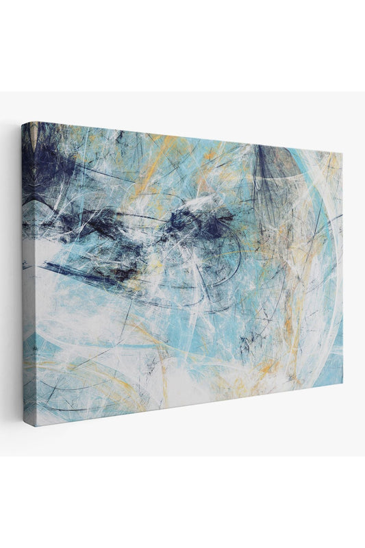 Fütüristlik Soyut Dekoratif Kanvas Duvar Tablosu-3471