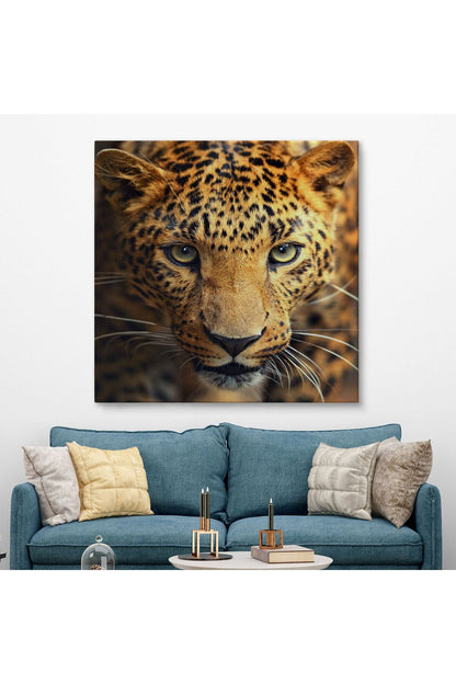 Leopar Dekoratif Kanvas Tablo-5811