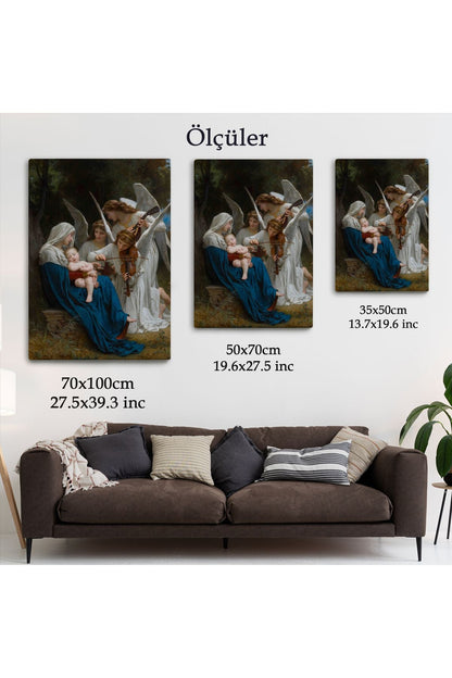 YB Song of the Angels, Meleklerin  Şarkısı Dekoratif Duvar Tablosu-6123