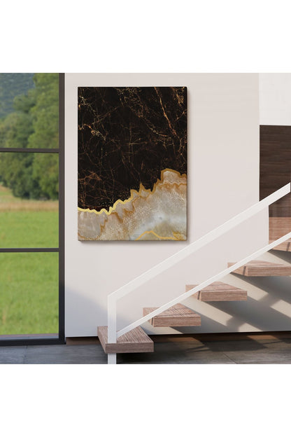 Mermer Desenli Dekoratif Kanvas Tablo-5176