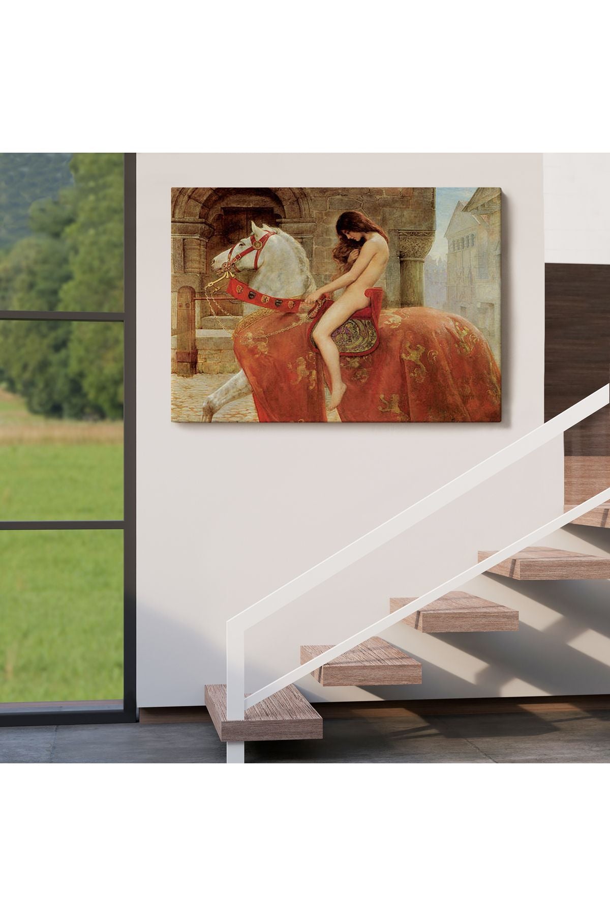 Lady Godiva'in John Collier Duvar Tablosu-6647