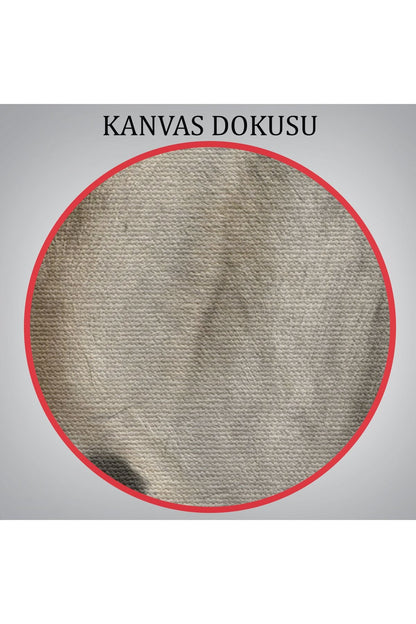 YB HG Keçi Kafalı İnsan Kanvas Tablo-4986