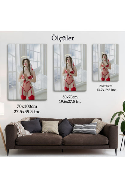 Melek Kız Kanvas Tablo-5266