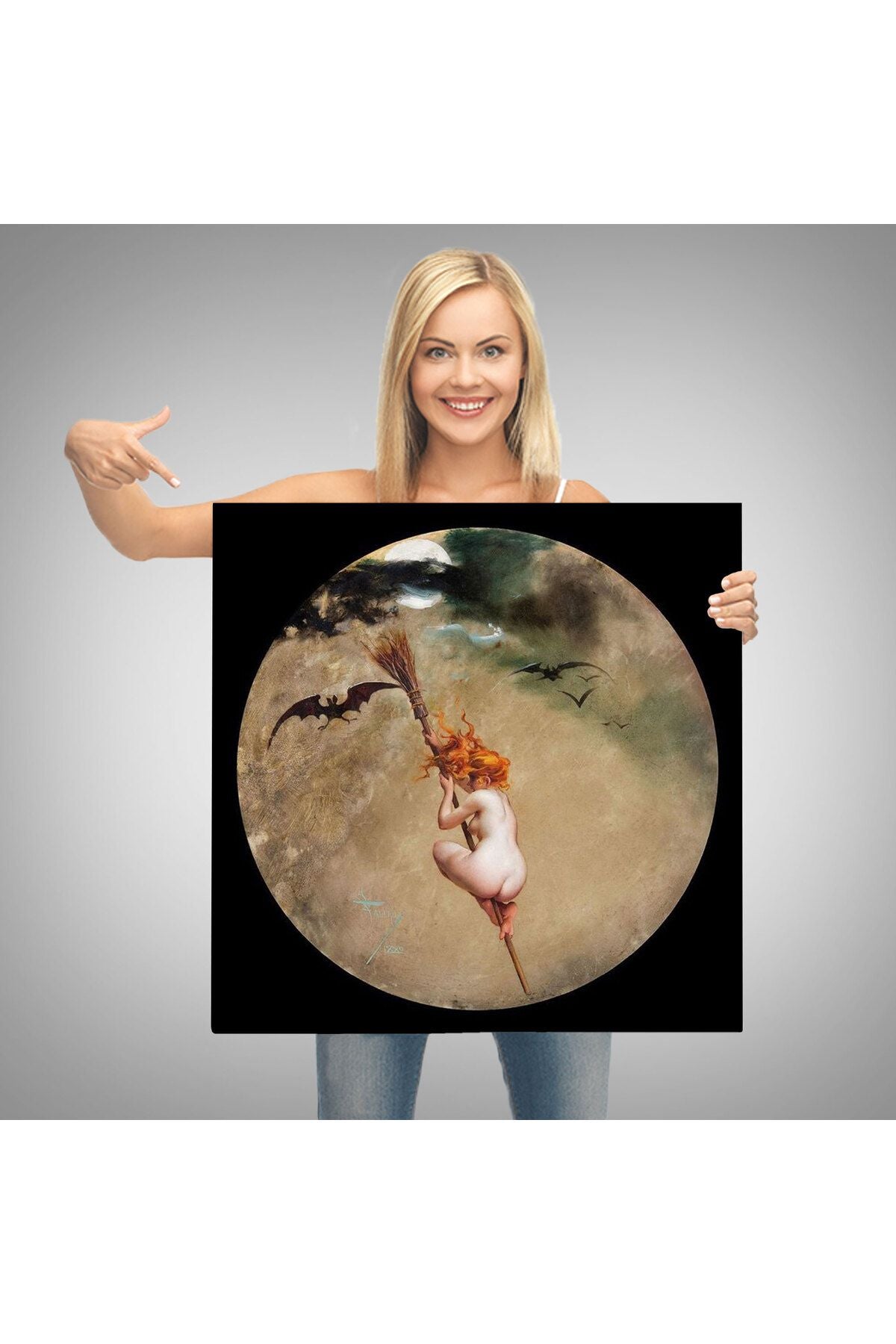 Luis Ricardo Falero Kanvas Tablo-5854