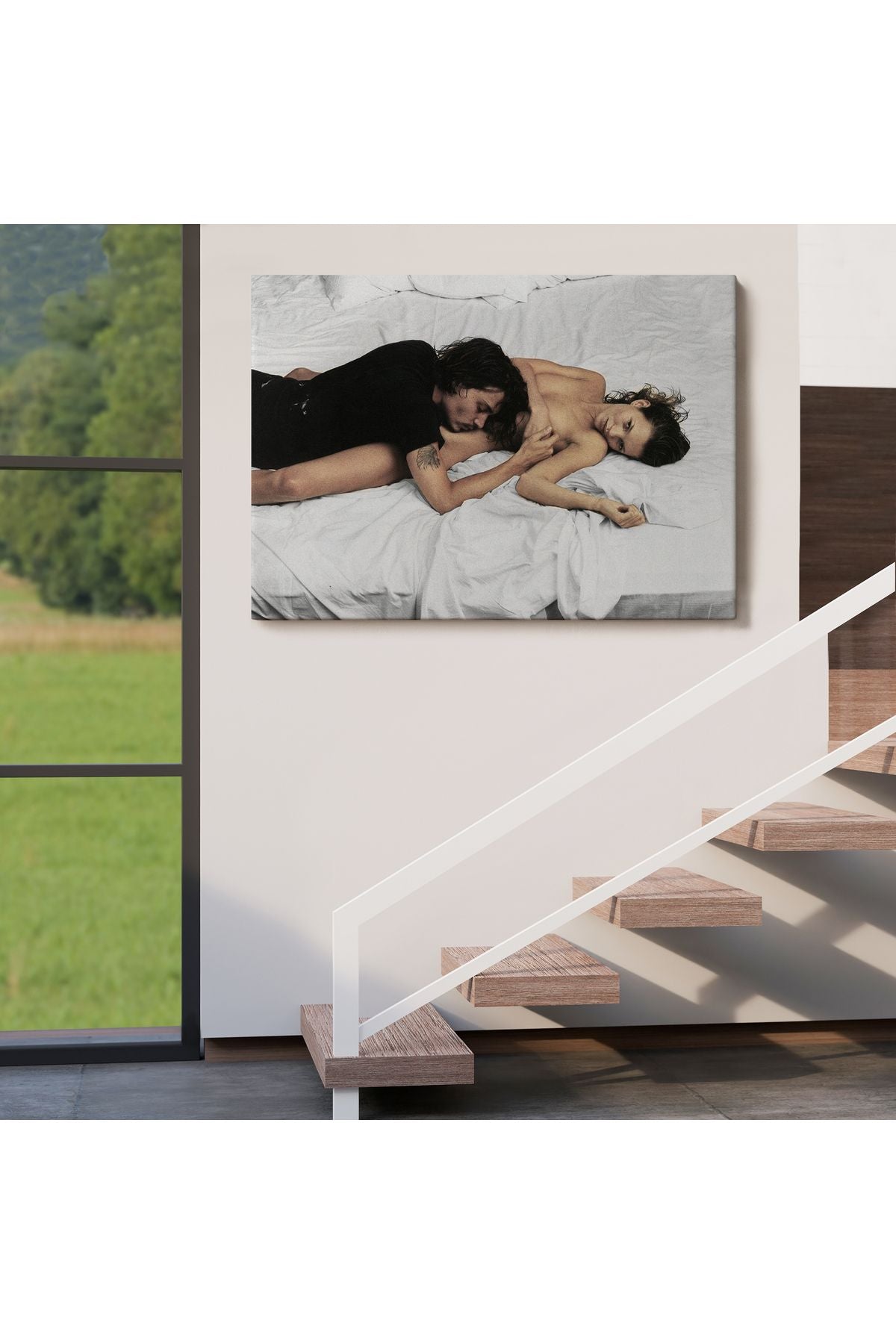 Johnny Depp ve Kate Moss Duvar Tablosu-6524