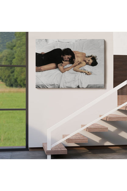Johnny Depp ve Kate Moss Duvar Tablosu-6524