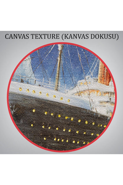 Titanik Gece Manzarası Duvar Tablosu-1238