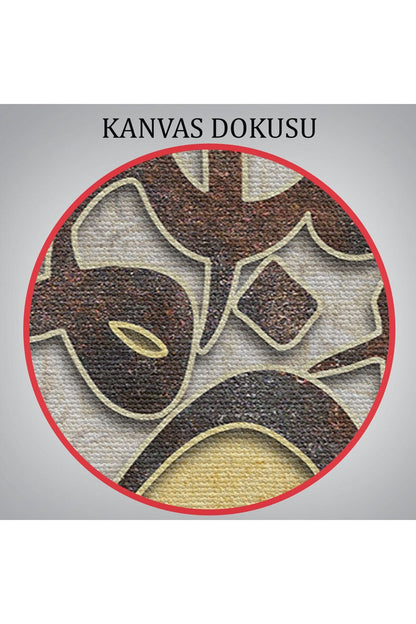 Allah Göklerin ve Yerin Nûrudur Nur Suresi 35.ayet Ayet Yazılı Kanvas Tablo-3416