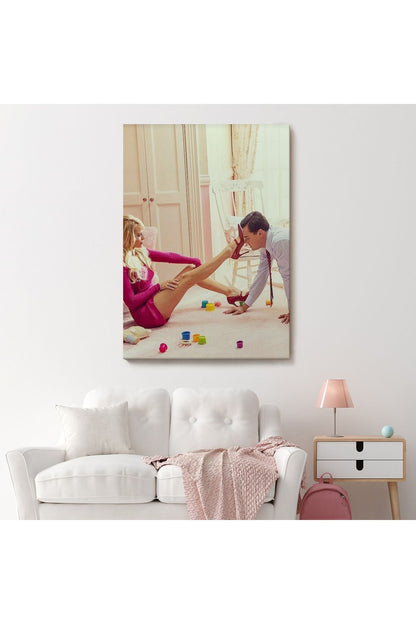 Leonardo Di Caprio ve Margot Robbie The Wolf of Wall Street Filmi Tablo-6036