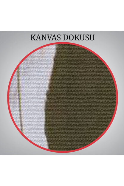 Gözlüklü İnsan Vücutlu Kaz Pop Art Kanvas Tablo-5245