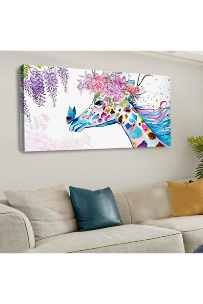 Kanvas Zürafa Tablo