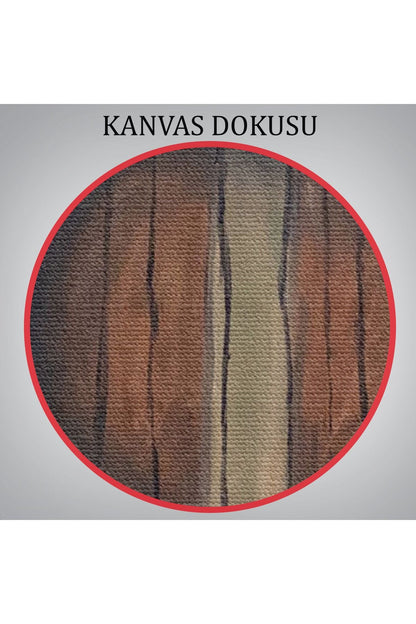 Gitar Temalı Yağlıboya Görünüm Dekoratif Kanvas Duvar Tablosu, Sanat Evi Kanvas Tablo-4976