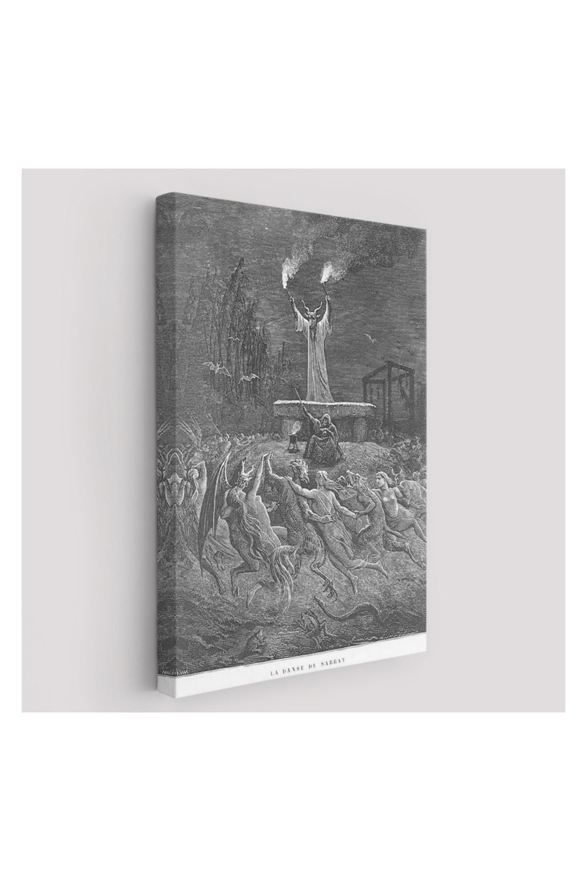 Kanvas Tablo, Duvar Dekoru, Şabat Dansı Eseri Gustave Dore 6174 BUNGKNV