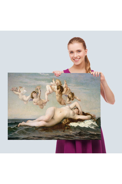 Alexandre Cabanel'in Venüsün Doğuşu İsimli Eseri Kanvas Tablo, The Birth Of Venus-5028
