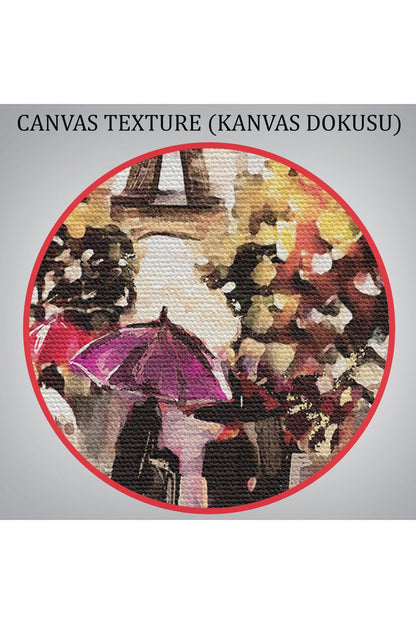 Fransa Paris Eyfel Manzara Manzaralı Dekoratif Duvar Tablosu-3634