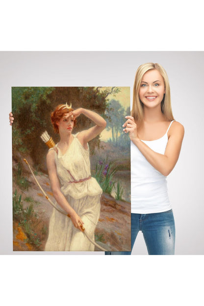 Guillamume Seignac Diana Roma Mitolojisinde Av Tanrıçası Duvar Tablosu-6056