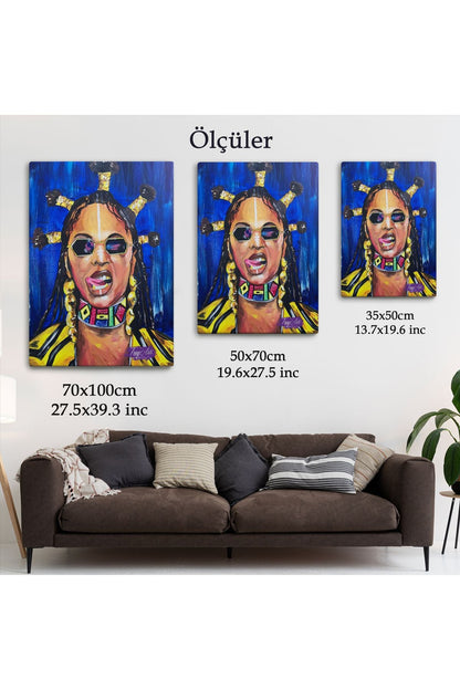 HG Beyonce Kanvas Tablo-5120
