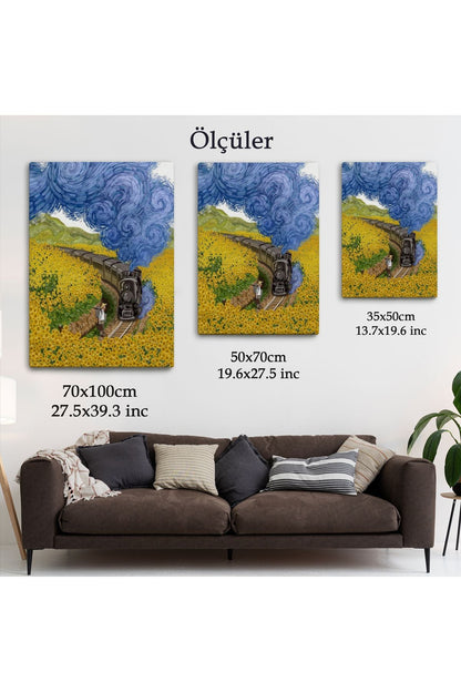 Vincent van Gogh'un Renkli Tasviri Duvar Tablosu-6224