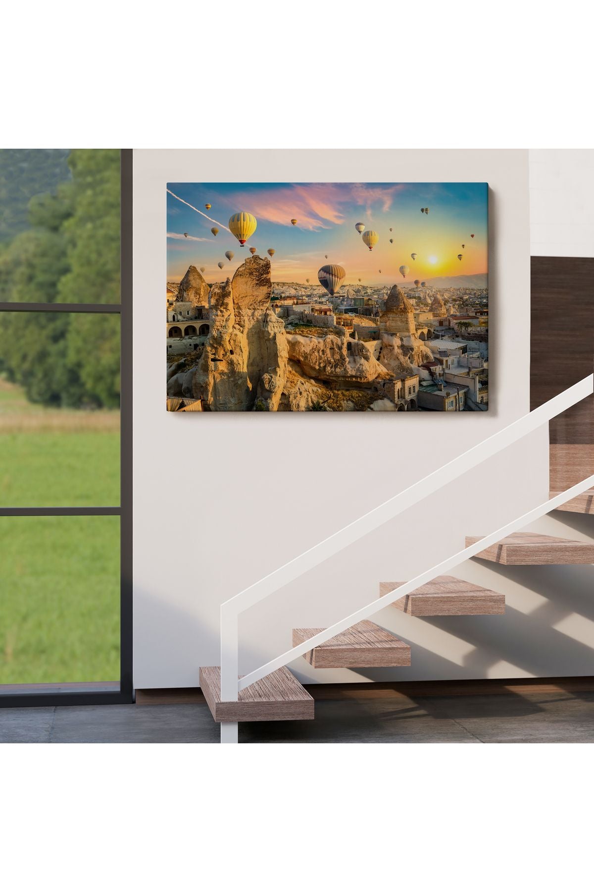 Göreme Kapadokya Manzarası Duvar Tablosu-1245