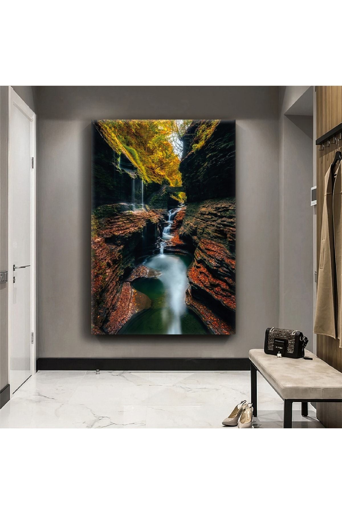 Kanyon Manzara Kanvas Tablo