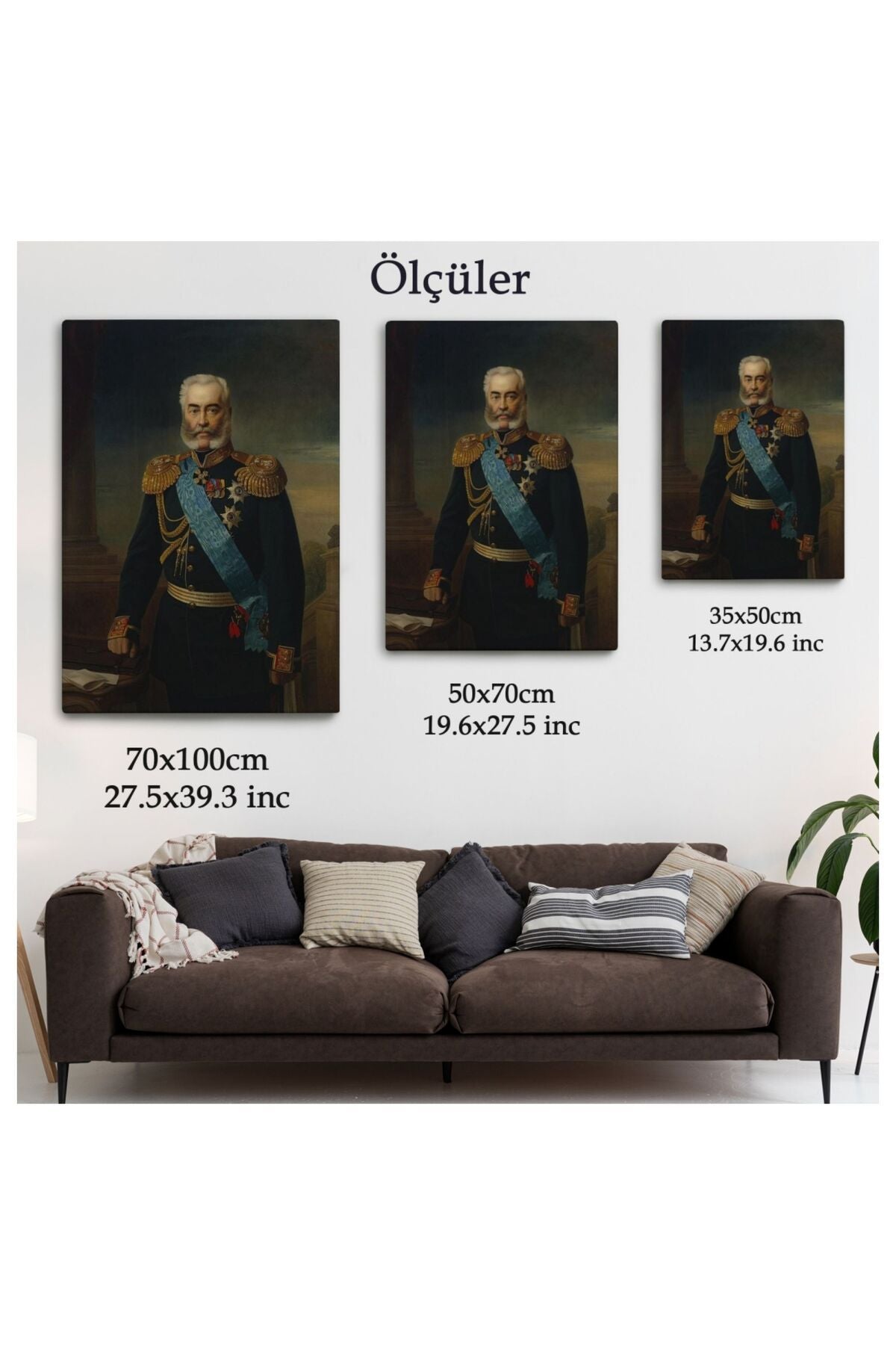 Kanvas, Duvar Tablosu, Dekoratif, Alexander Vladimirovich Rus İmparatorluk Generali 6359 EGKNV