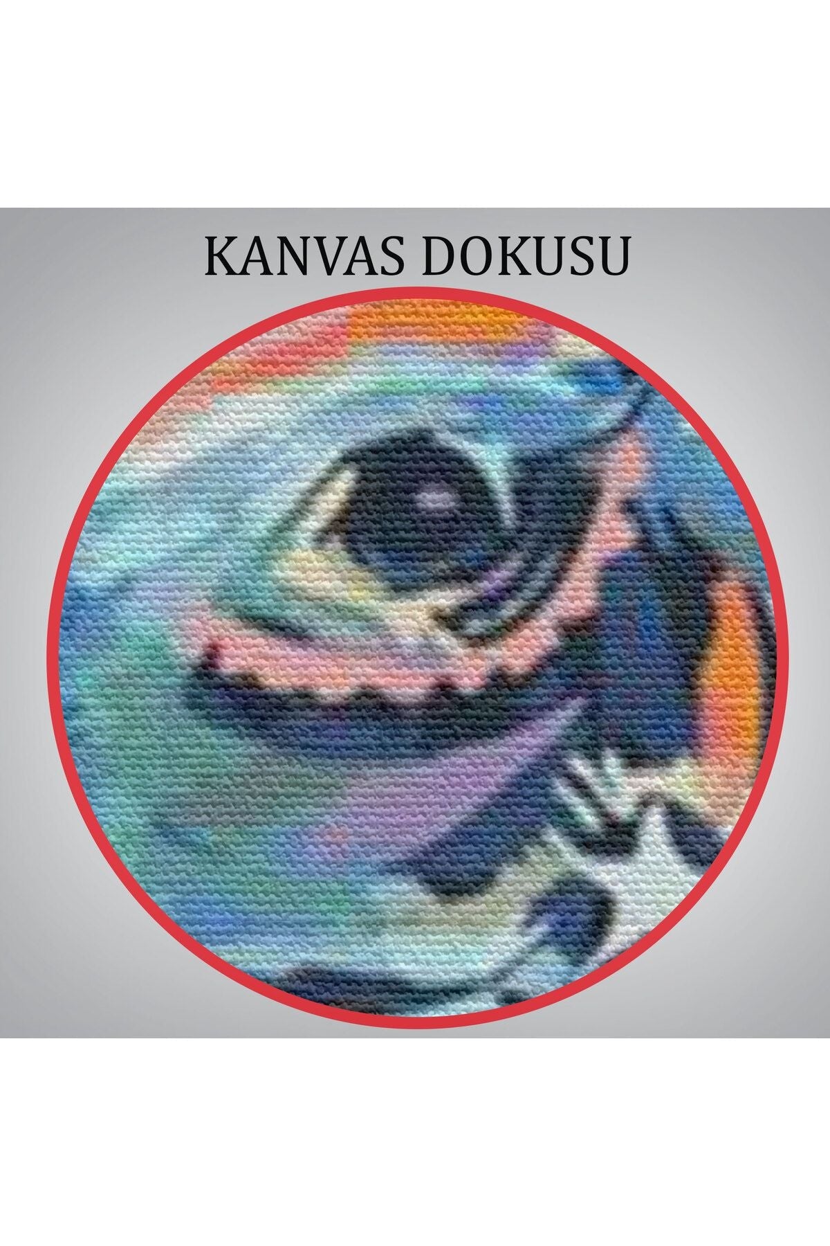 Renkli Ceylan Kanvas Tablo-5876