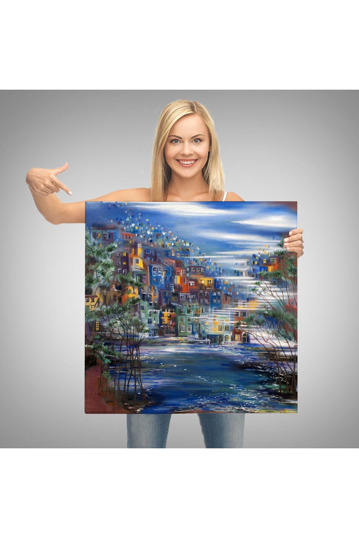 Gün Doğumu Öncesi Kanvas Tablo-5900