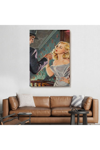 Luther Gordon tarafından yazılan "Özgür ve Kolay" Kanvas Tablosu-5255