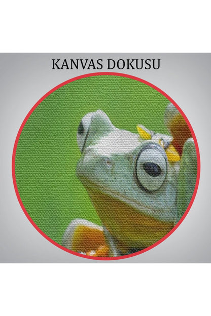Küçük Kurbağalar Dekoratif Kanvas Tablo 1179