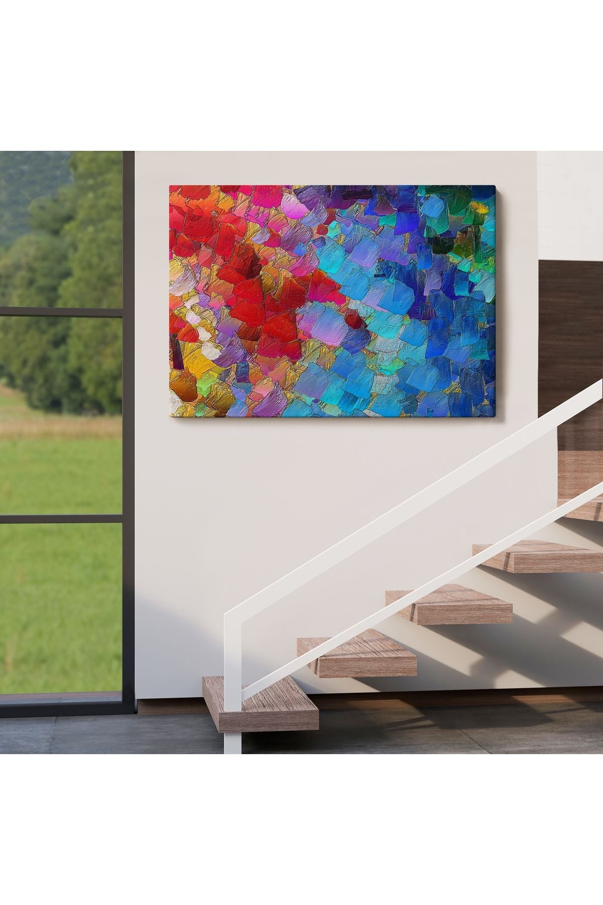 Kalp Isırığı Dekoratif Kanvas Duvar Tablosu-3571