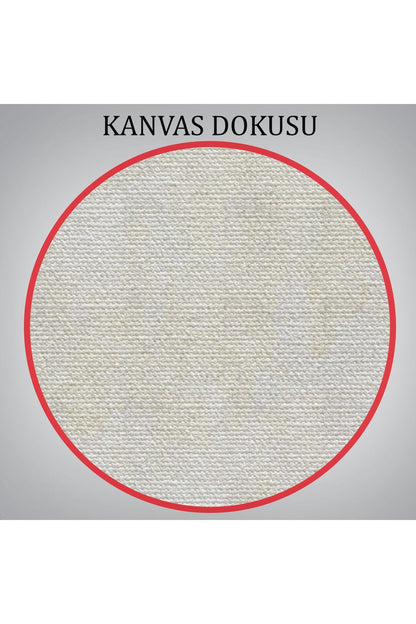 Banksy Kırmızı Balonlu Kız Dekoratif Modern Kanvas Tablo-4962