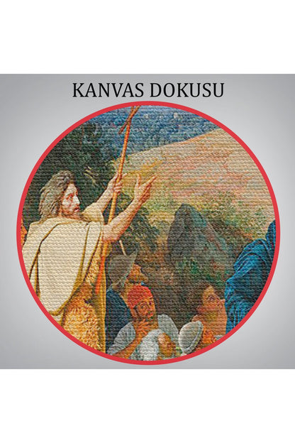 İsa'nın İnsanlara Görünüşü Tablosu - Aleksander Ivanov - The Apparition of Christ to the People-6539