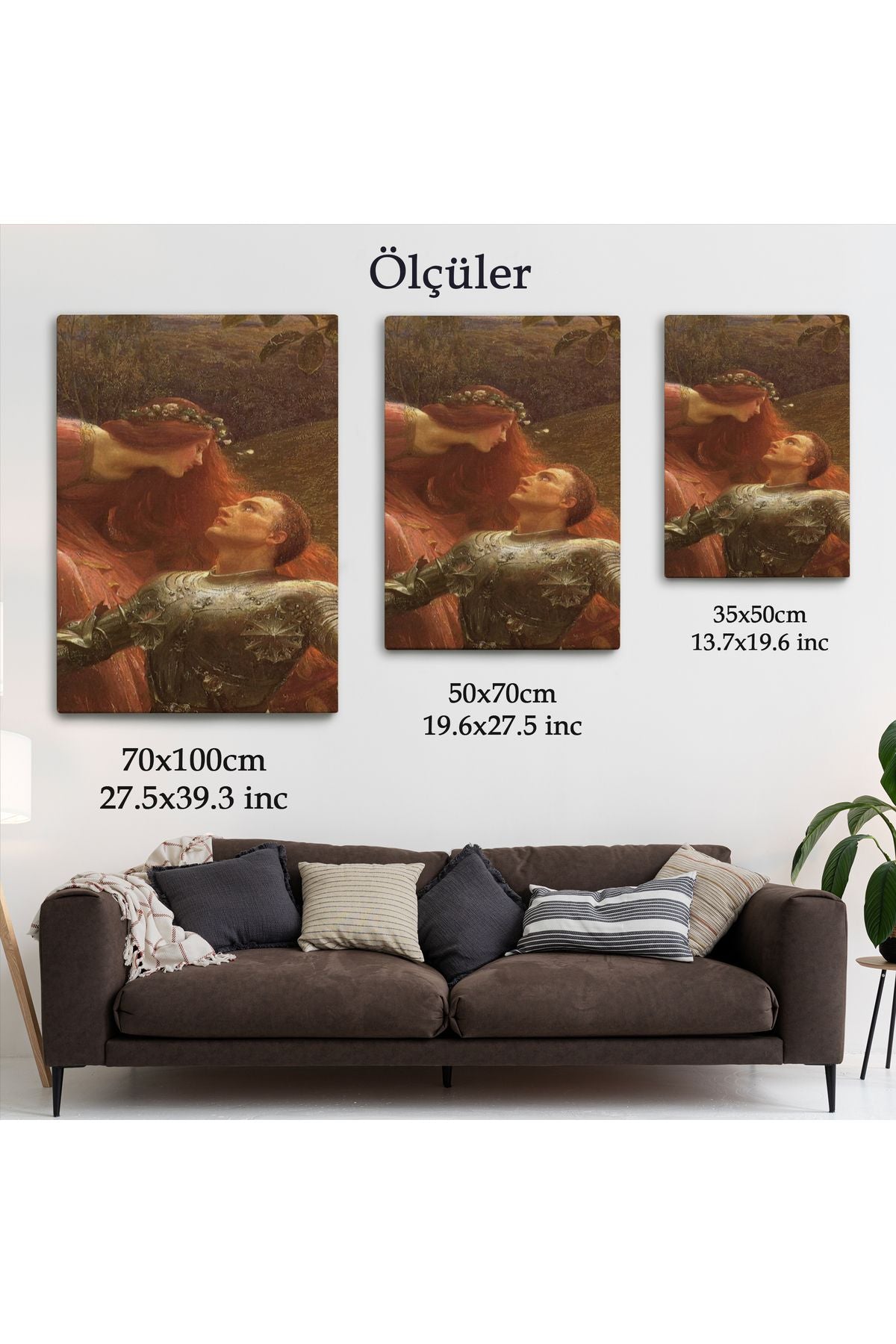 Özel Tasarım, Dekortif BaskıMerhametsiz Kadın Duvar Tablosu-6098