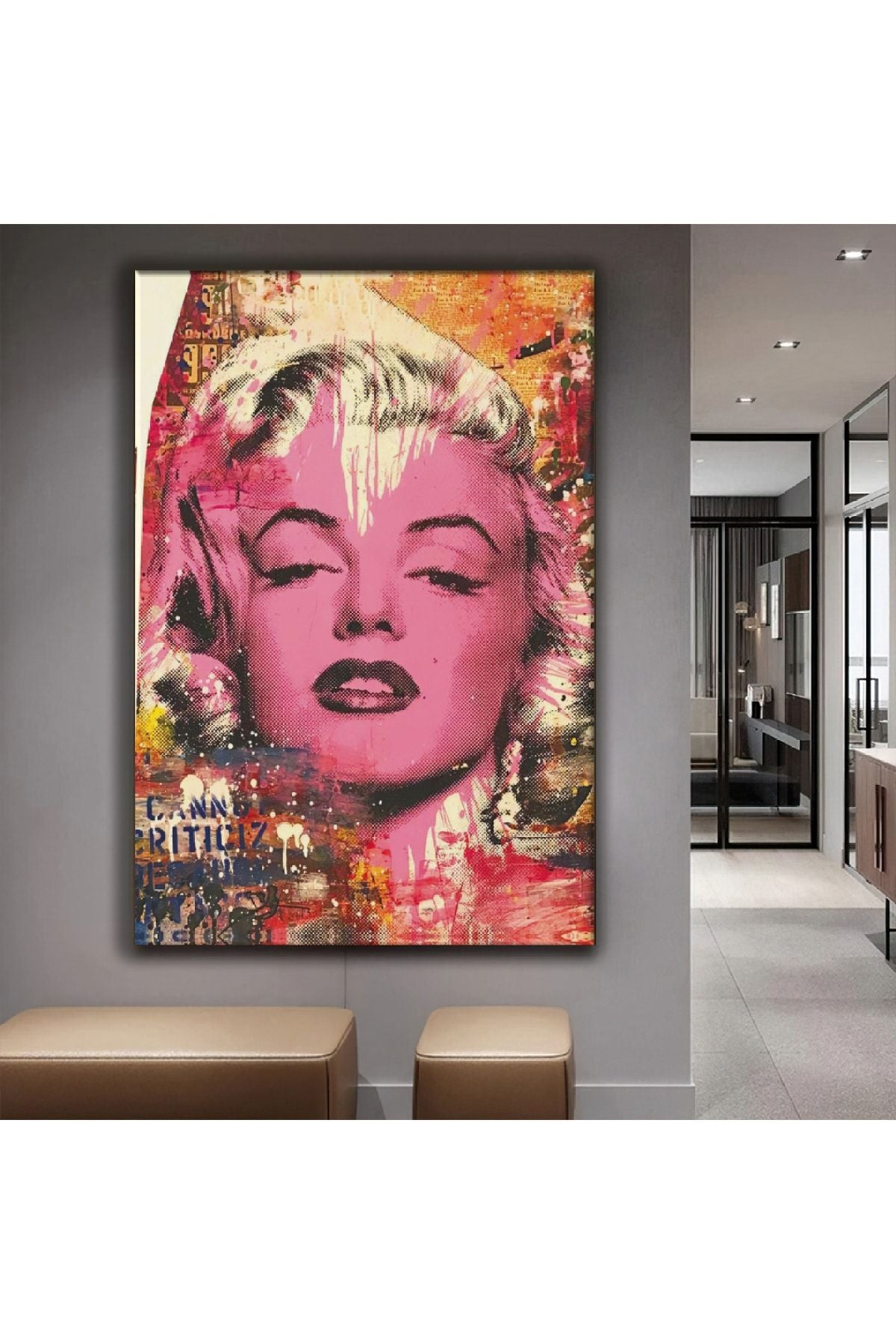 Marilyn Monroe Güzellik Kanvas Tablo