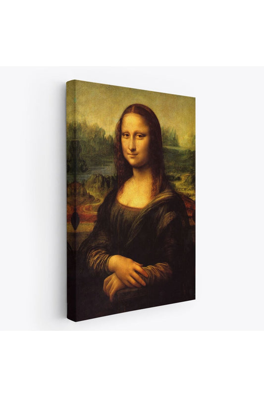 Leonardo da Vinci'nin Ünlü Eseri Mona Lisa Kanvas Tablosu-5126