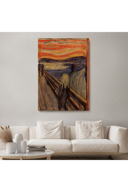 Edvard Munch'un Çığlık İsimli Eseri Kanvas Tablo-5116