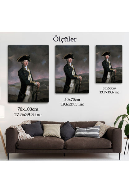 İngiliz Amiral Horatio Nelson Dekoratif Duvar Tablosu-6227